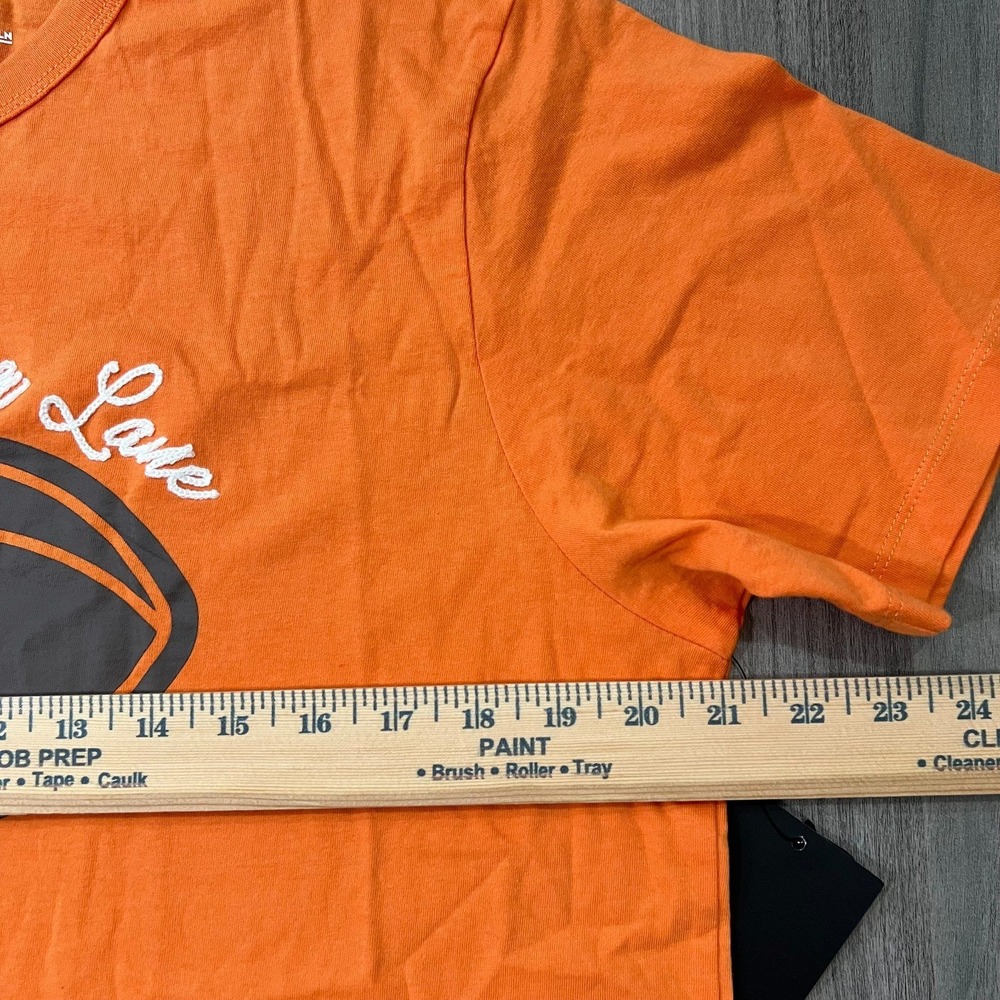 Stoney Clover Lane 47 Brand NFL Cleveland Browns Orange Bulldog T-Shirt Mens L - Picture 4 of 7